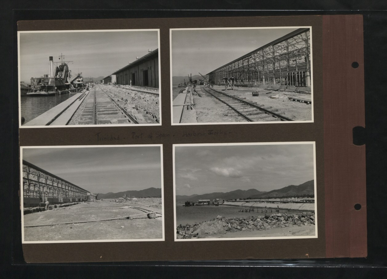 Port of Spain, Trinidad, Harbour Works, 1939